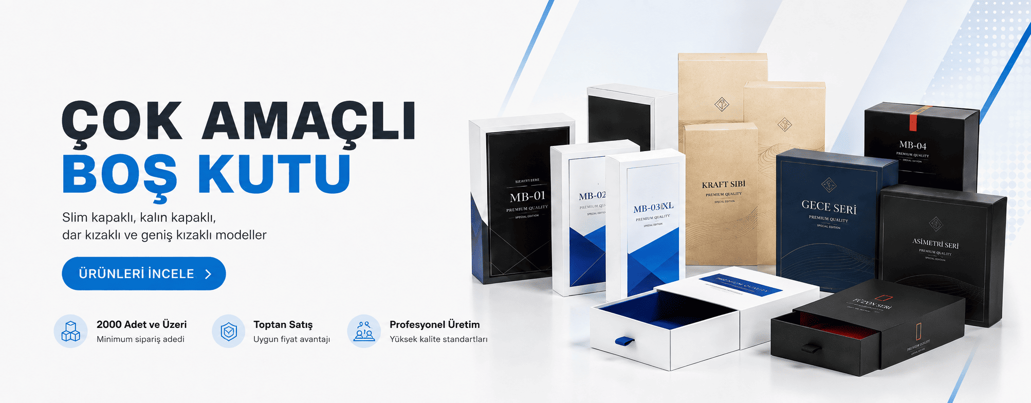 çok amaçlı boş kutu