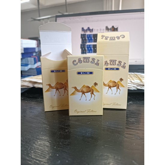 Slim Kapaklı çöl tasarımlı Çok Amaçlı Boş Kutu - 2000 Adet