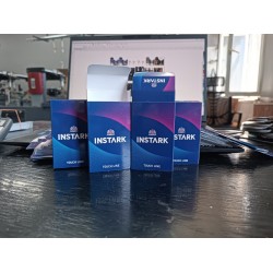 Dar Kızaklı Çok Amaçlı Boş Kutu mavi mor geçişli tasarım - 2000 Adet