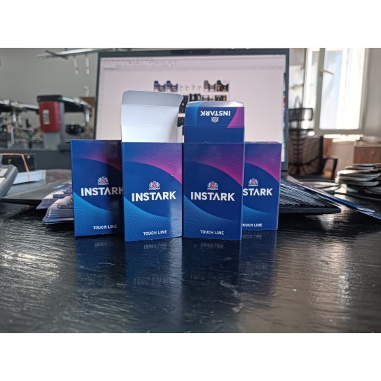 Dar Kızaklı Çok Amaçlı Boş Kutu mavi mor geçişli tasarım - 2000 Adet