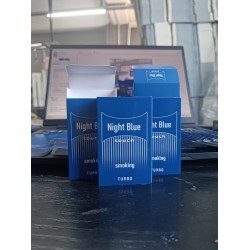 Dar Kızaklı Mavi tasarımlı beyaz çizgili - 2000 Adet