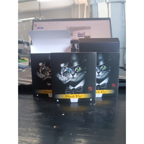 Geniş Kızaklı Çok Amaçlı Boş Kutu God Father kedi tasarımlı - 2000 Adet