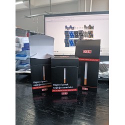 Kalın Kapaklı Çok Amaçlı Boş Kutu Siyah renkli kırmızı detaylı - 2000 Adet