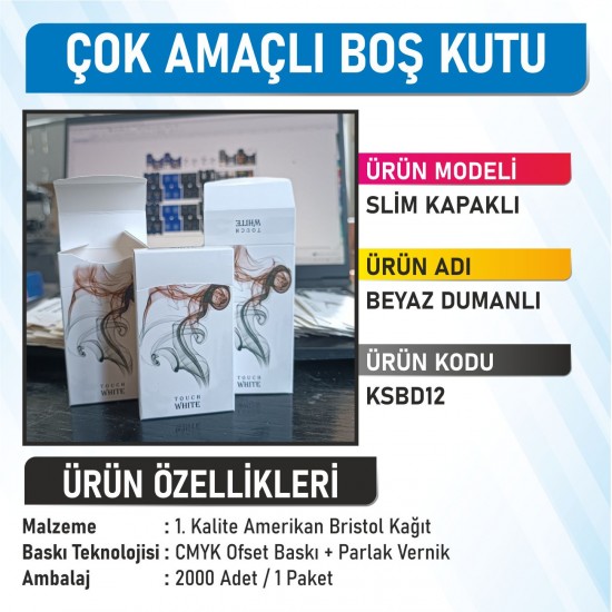 Slim Kapaklı Instrak - 2000 Adet Slim Kapaklı Instrak - 2000 Adet