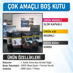 Slim Kapaklı Resimli - 2000 Adet